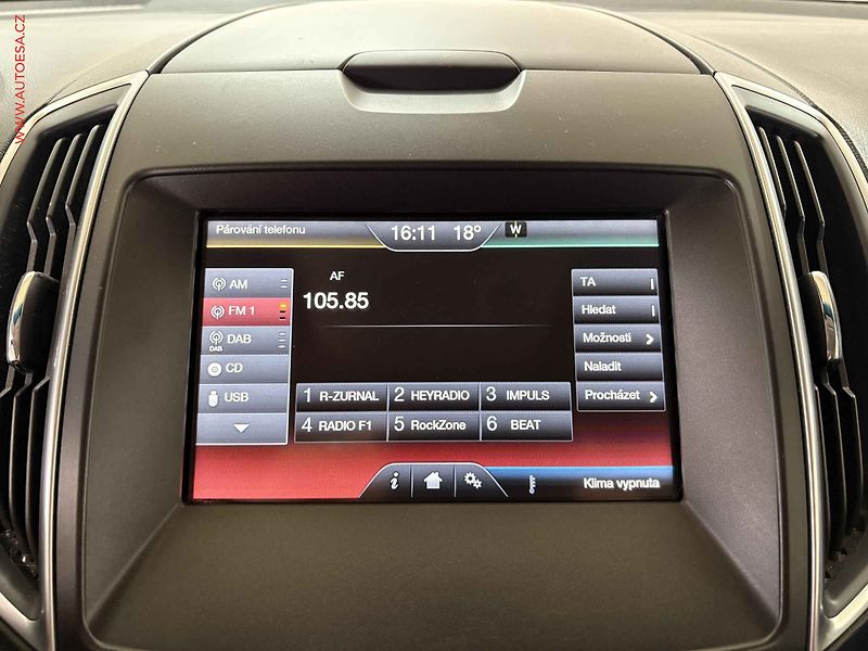 Ford Edge (2017) 2.0TDCi 4x4, ČR, servis - fotka 13 z 18