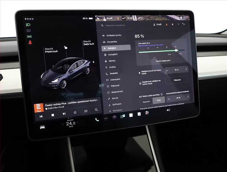 Tesla Model 3 (2020) Std Range Plus 52kWh, SoH 84% - fotka 15 z 21