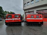 Hägglunds Bandvagn 206 na stanici v Liberci