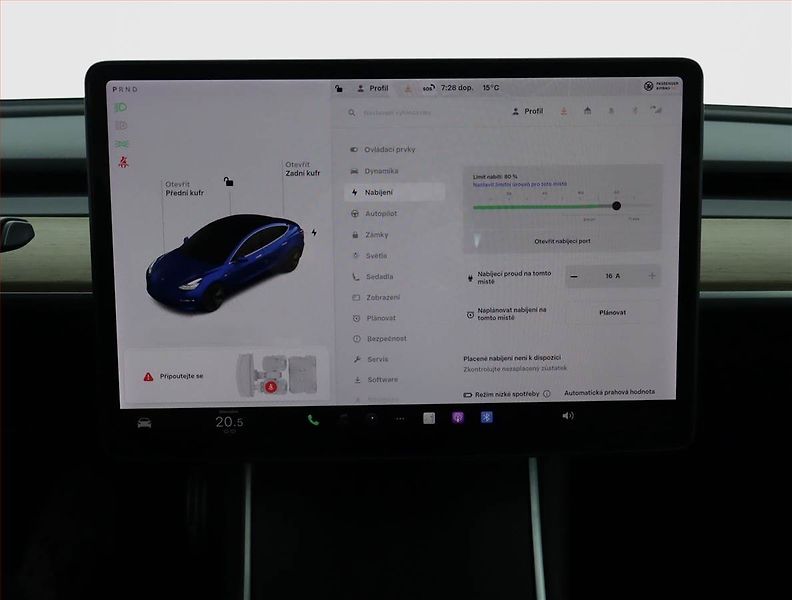 Tesla Model 3 (2019) Long Range RWD 78kWh, SoH 81% - fotka 11 z 22