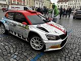 Start 58. ročníku Rallye Šumava na náměstí v Klatovech