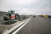 Fototermín v rámci ukázky postupu stavby dálnice D1 Říkovice–Přerov, 14. listopadu 2025, Přerov.