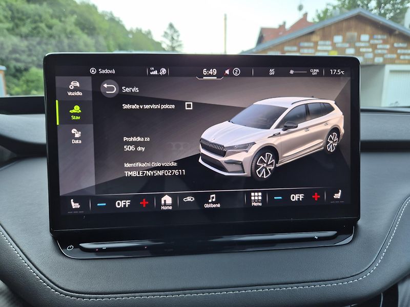 Škoda Enyaq SPORTLINE 195kw, iV80x SOH 92% - fotka 25 z 48