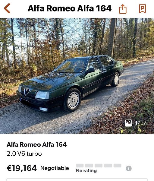 Alfa Romeo 164 Super 2,0 V6 Turbo 148kW - fotka 23 z 23