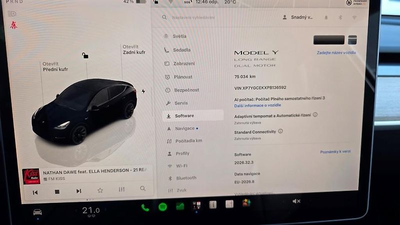 Tesla Model Y (2023) LR AWD DE Záruka SoH 93% - fotka 30 z 37
