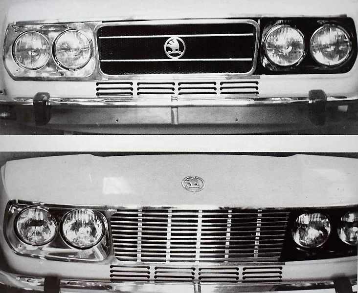 Prototyp kupé Škoda 763, které vyvinuli v Kvasinách v letech 1976 a 1977