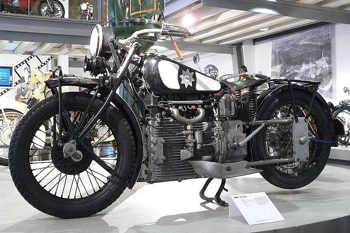 Motocykl Windhoff 750 v ve ZweiRadMuseum NSU. Foto: Wikimedia Commons, Joachim Köhler, CC BY-SA 3.0