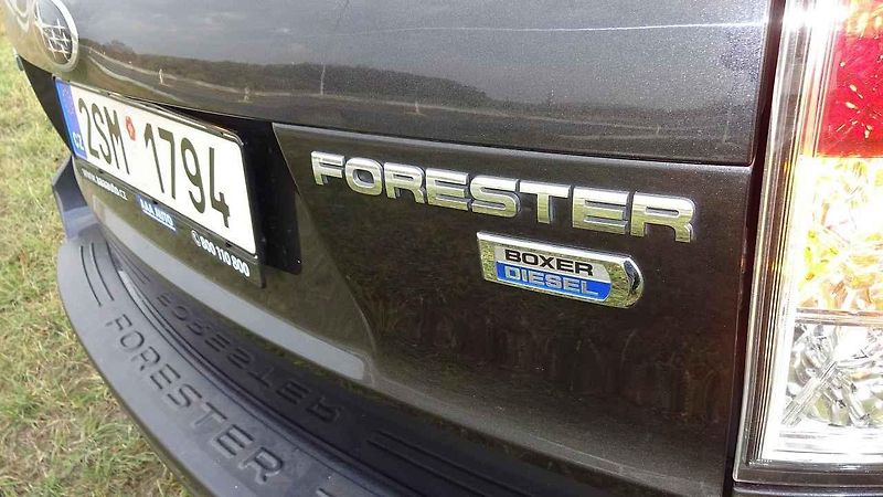 Tato podoba kapoty je typická pro všechny turbomotory foresteru.