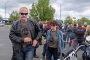 Z benefiční jízdy motocyklů na podporu válečných veteránů.