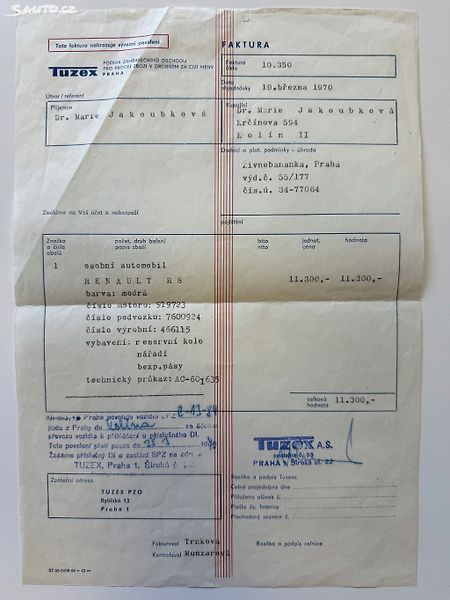 Renault Ostatní R8 koupeno v ČR - fotka 20 z 20