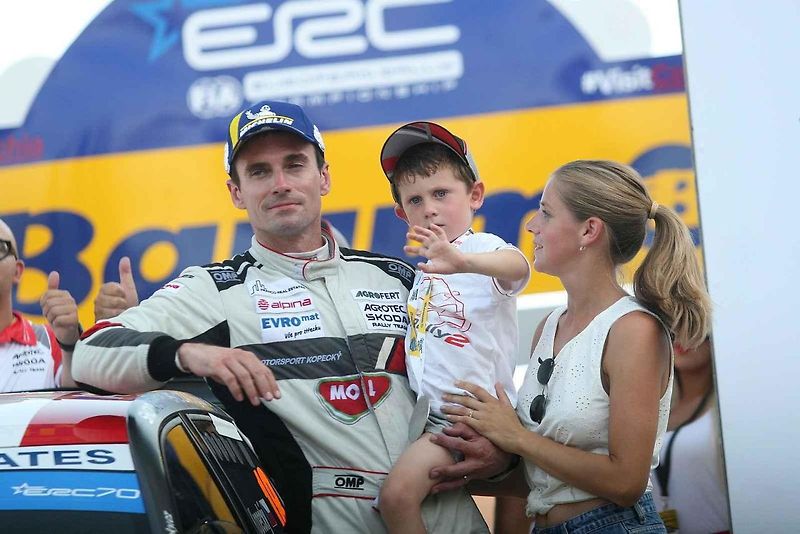 Vyhlášení nejlepších posádek 52. ročníku Barum Czech Rally Zlín, který ovládl Jan Kopecký.