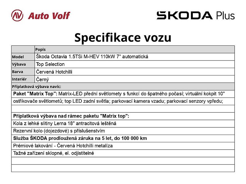 Škoda Octavia (2025) Top Selection 1.5TSi M-HEV 110 - fotka 6 z 30