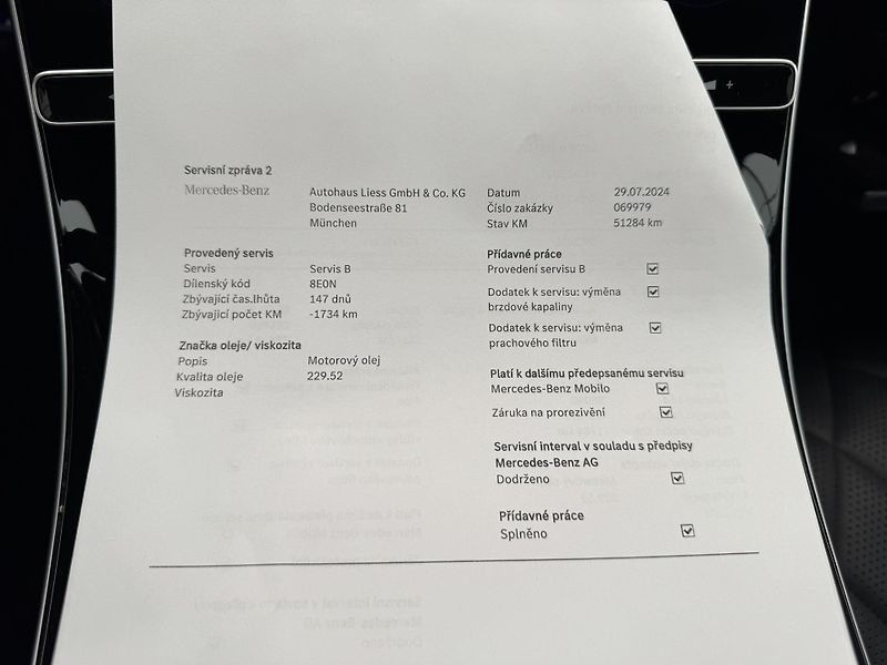 Mercedes-Benz Třídy S 400d*4x4*CZ*1-MAJ*DPH*Long* - fotka 48 z 51