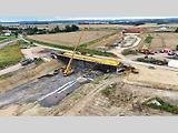 Stavba dálnice D35 Janov u Litomyšle - Opatovec u Svitav, srpen 2024