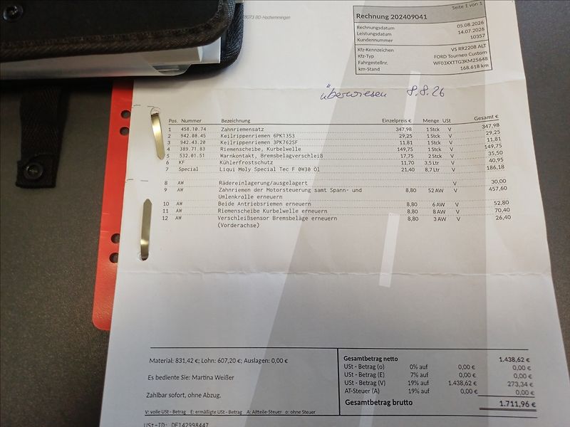 Ford Tourneo Custom 2,0 Titanium,1maj,po servisu - fotka 27 z 27