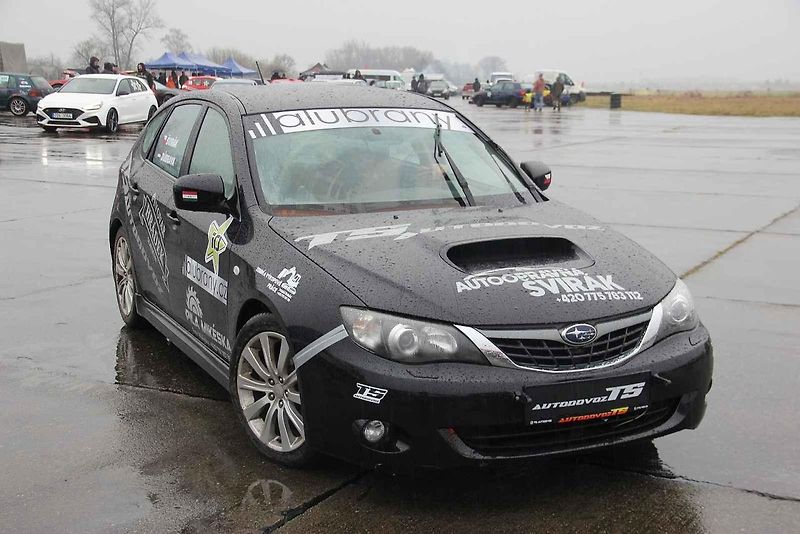 Rallyslalom 2024 Přerov na bochořském letišti.