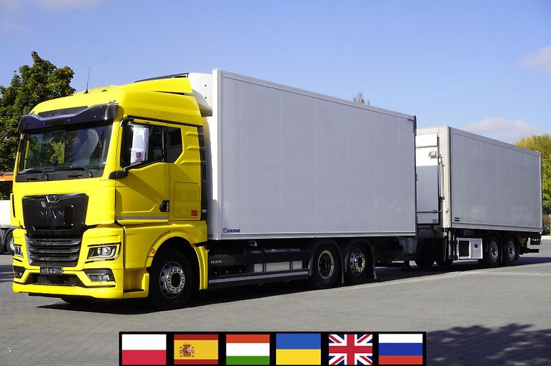 MAN TGX (2023) 26.510/ Refrigerator + trailer - fotka 1 z 24