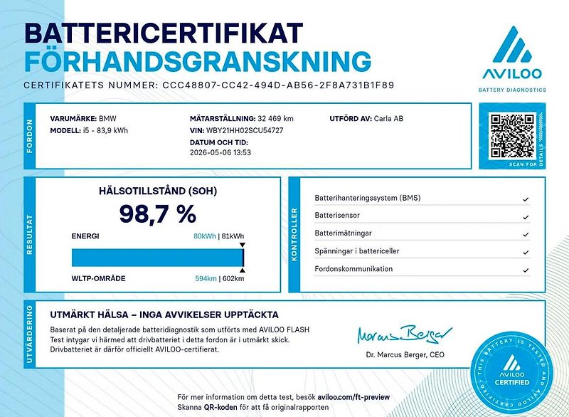 BMW i5 xDrive40 Touring M SoH 98% Kam - fotka 2 z 26