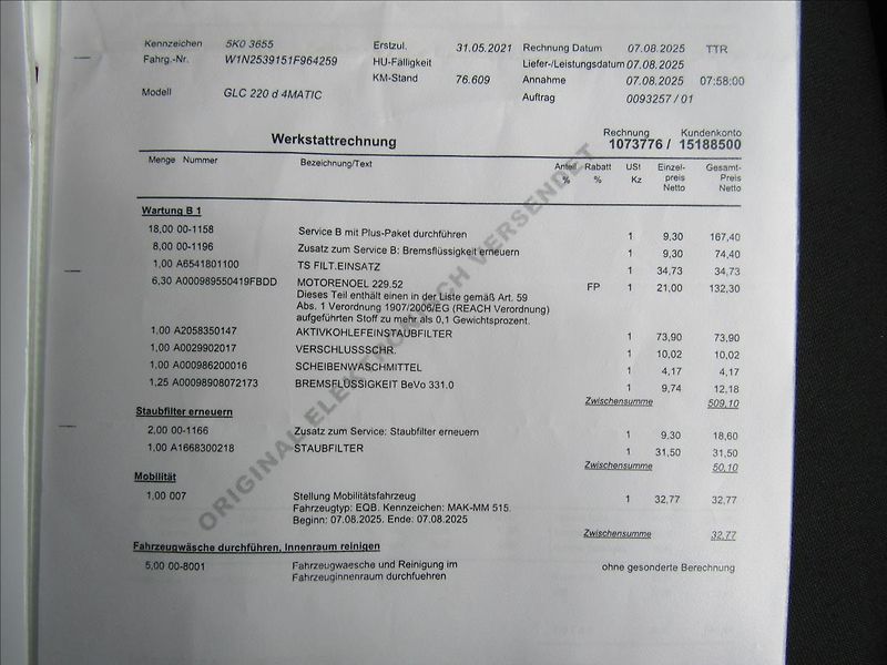 Mercedes-Benz GLC 2,0 CDi 220d 4MATIC - fotka 35 z 44