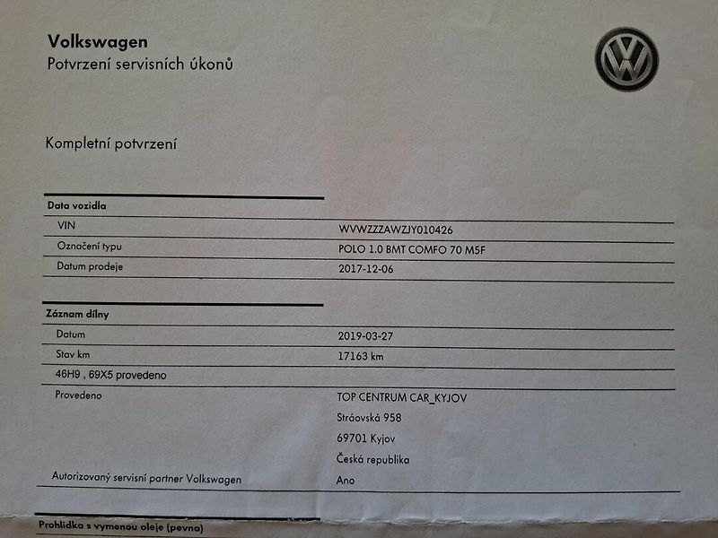 Volkswagen Polo (2017) 1.0TSI 70kW MAN -NOVÉ V ČR - fotka 35 z 39