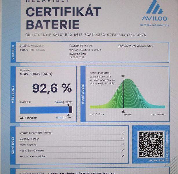 Volkswagen ID.3 PRO PERFOR 150kW (62kWh) 93TKM - fotka 52 z 52