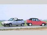 MTX Cabrio (1997). Otevřená verze hatchbacku Škoda Felicia s plátěnou stahovací střechou.