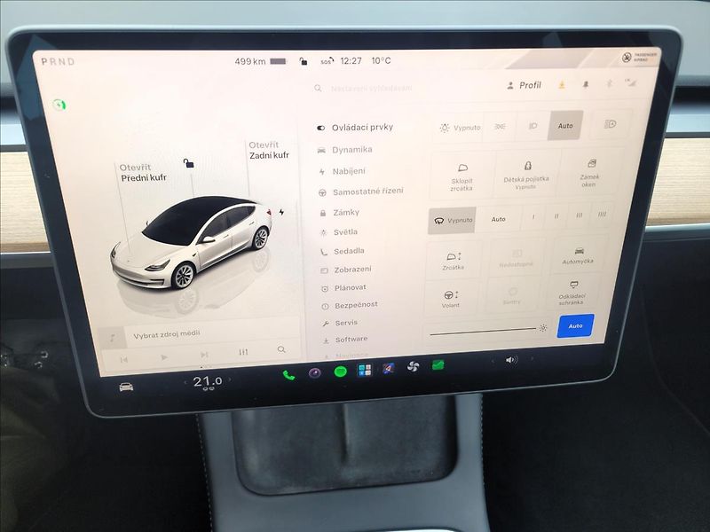 Tesla Model 3 AWD,LR,366kw,DUAL,SOH 89% - fotka 24 z 50