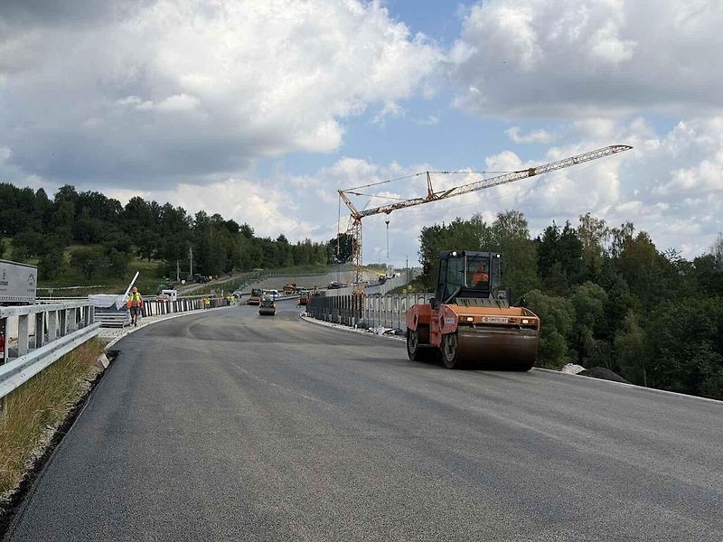 Řidiči se už na konci července projedou po nové části D3.