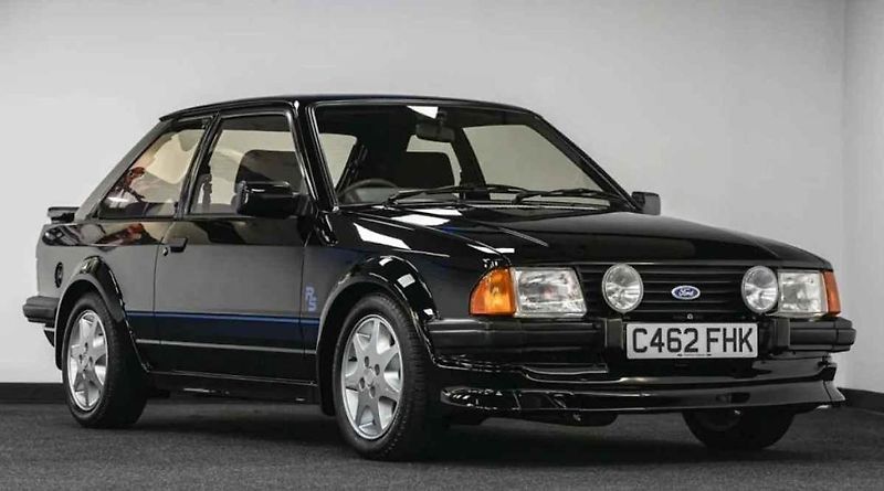 Ford Escort RS Turbo nabízený v aukci
