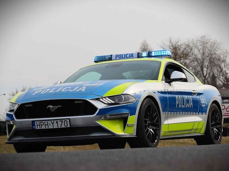 Polští policisté získali zabavený Ford Mustang GT.