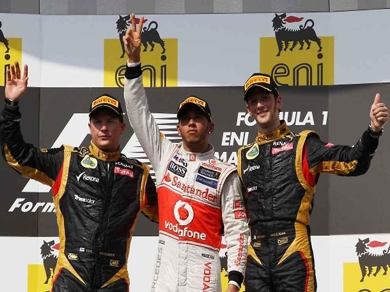 Lewis Hamilton ve Velké ceně Maďarska.