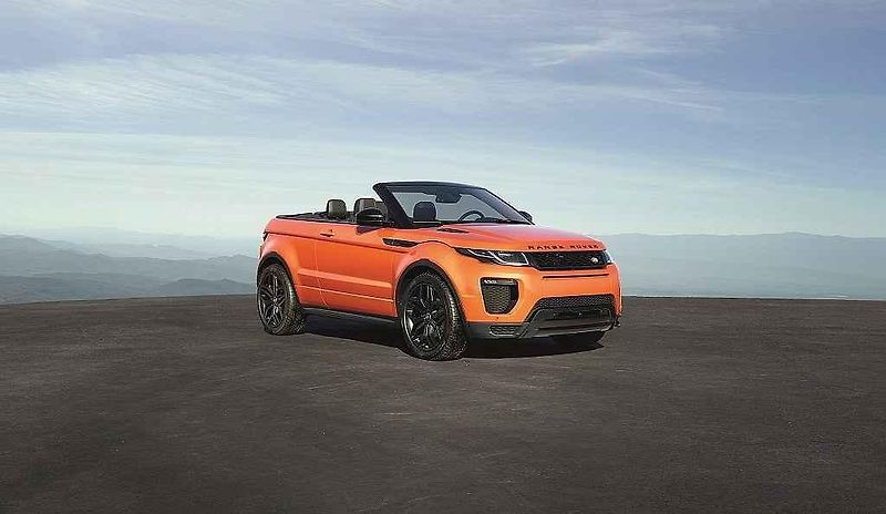 Range Rover Evoque Convertible.