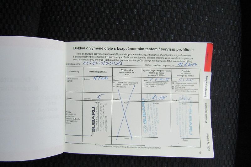 Subaru Forester (2014) 2,0D  6MT 1.maj.ČR plný servis - fotka 27 z 37