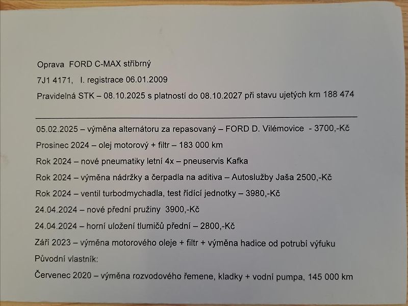 Ford C-MAX 1,6 TDCI TITANIUM - fotka 15 z 15