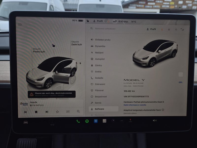 Tesla Model Y LONG RANGE DUAL MOTOR  92% - fotka 50 z 50