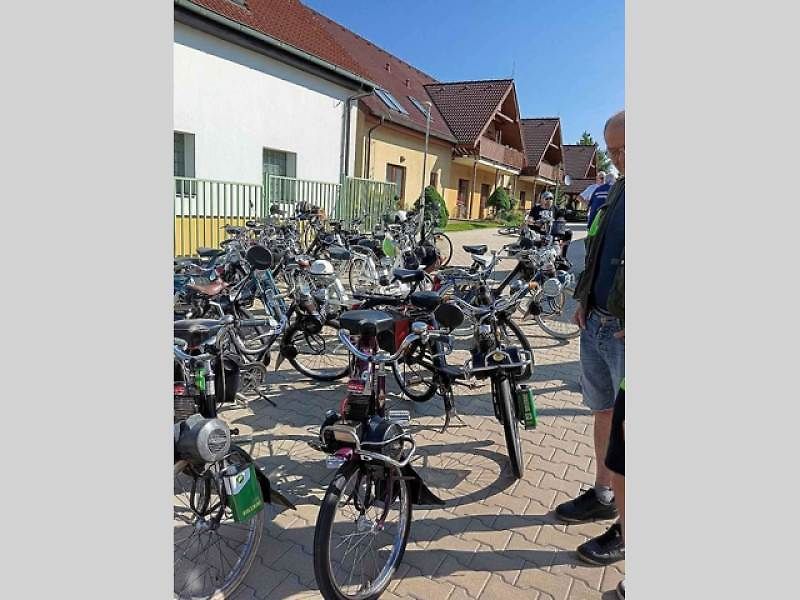 9. setkání motokol značky Solex v Táboře.
