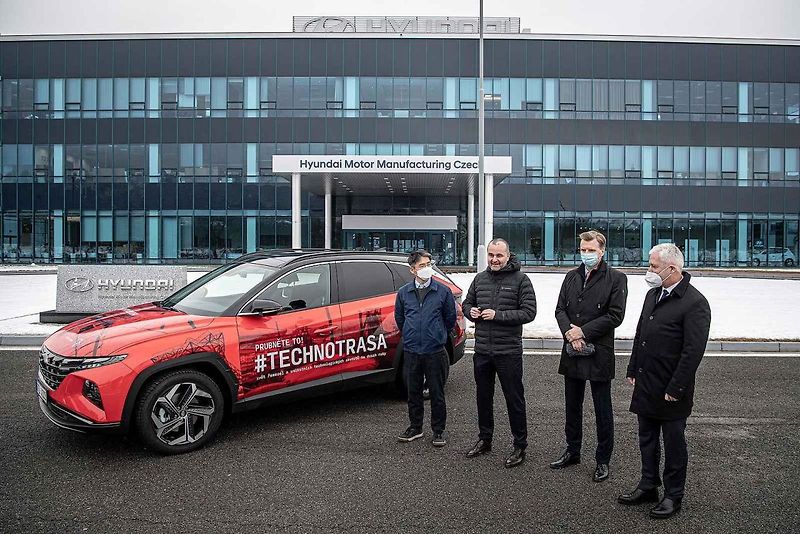 Automobilka Hyundai v Nošovicích, leden 2022.