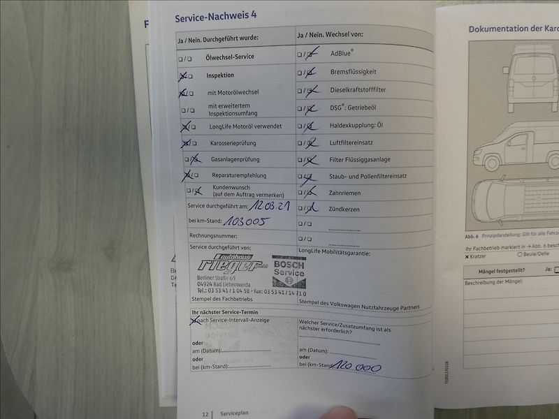 Volkswagen Transporter 2,0 TDi 75kW L2H2,9.míst,2xkol - fotka 43 z 48