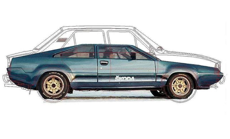 Tajemná Škoda Coupé ze druhé poloviny 70. let.