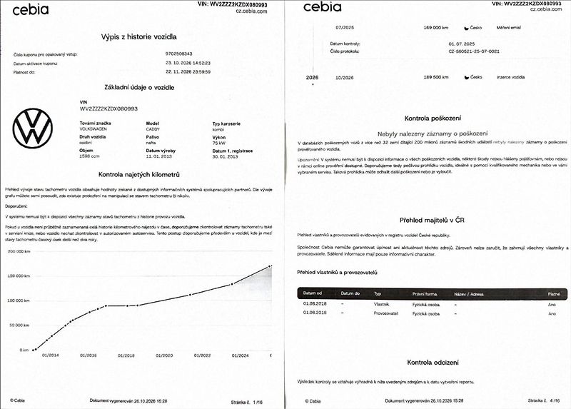 Volkswagen Caddy 1,6 TDI MAXI 7míst Webasto - fotka 50 z 50