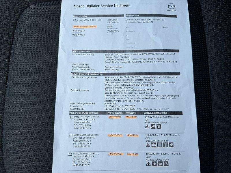 Mazda CX-5 (2017) 2.0 G-165 LED Navi Kamera Blis - fotka 31 z 48