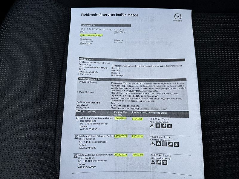 Mazda CX-5 (2022) 2.0i G-165 LED Navi Kamera - fotka 29 z 48