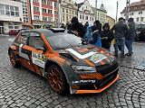 Start 58. ročníku Rallye Šumava na náměstí v Klatovech