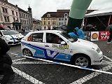 Start 58. ročníku Rallye Šumava na náměstí v Klatovech