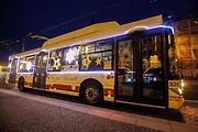 Pardubický vánoční trolejbus.