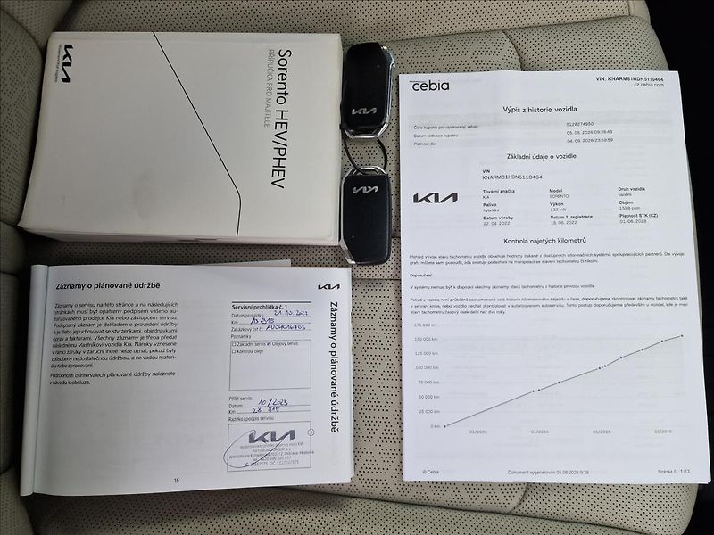 Kia Sorento 1.6T-GDi PHEV 4x4 Premium, ČR - fotka 45 z 50