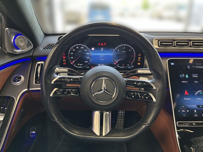Mercedes-Benz Třídy S 400d 4MATIC L AMG Line Chauffe - fotka 10 z 25