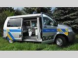 Volkswagen Transporter v úpravě pro policii ČR.