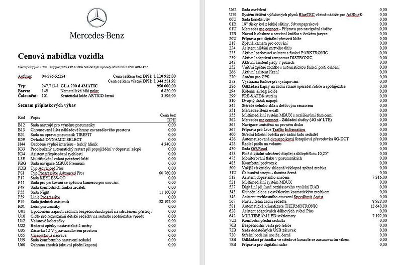 Mercedes-Benz GLA 200d 4MATIC, CZ, 1.majitel - fotka 15 z 16