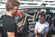 Designéři Daniel Hájek (vlevo) a Lukáš vaněk u konceptu Vision 7S
